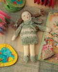Knitted rag doll