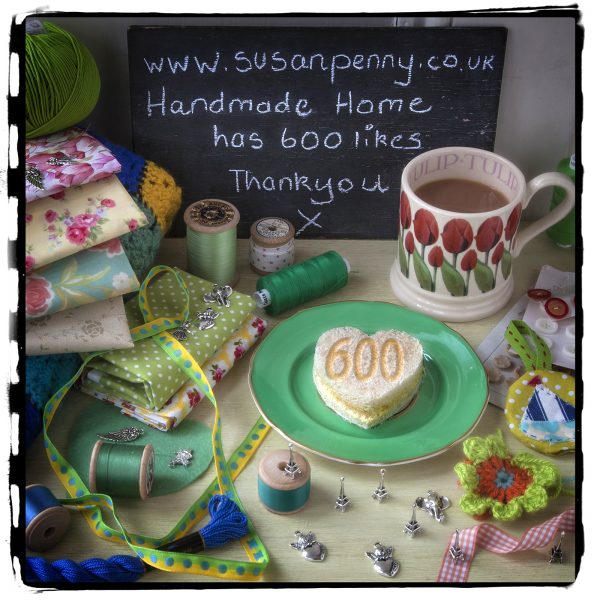 600 Likes on Susan Penny Facebook page